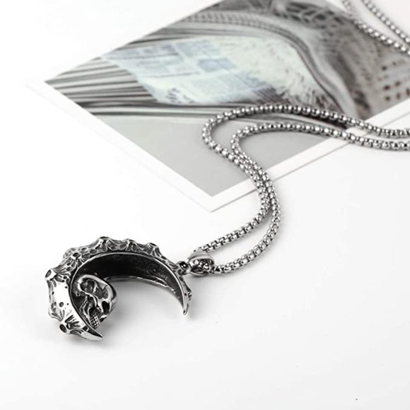 Rehoboth Football Jersey Number Pendant Necklace - Stainless Steel Adjustable Chain, Choose Your Number 0-99 - View #9